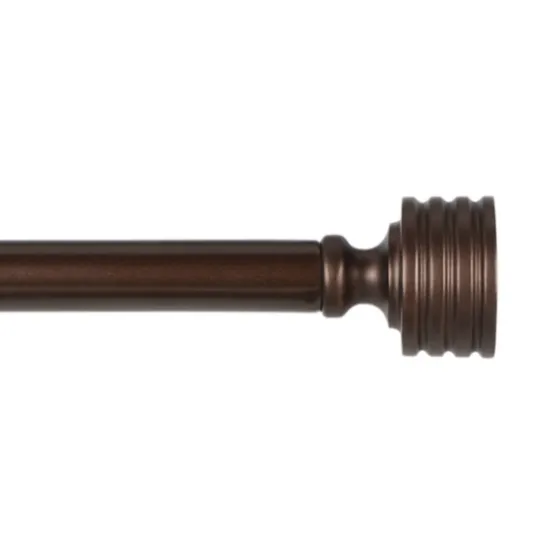 Bronze Stacked Cylinder Curtain Rod, 120 In.-Kirkland's Home Flash Sale