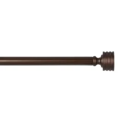 Bronze Stacked Cylinder Curtain Rod, 120 In.-Kirkland's Home Flash Sale