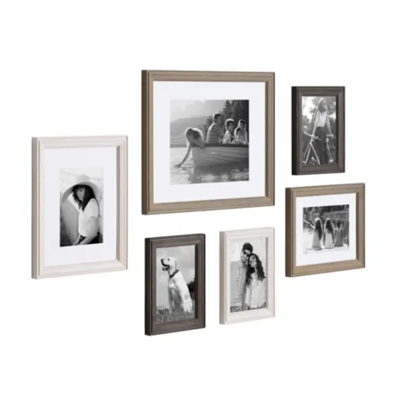 Brown And Gray 6-Pc. Gallery Wall Frame Set-Kirkland's Home Clearance