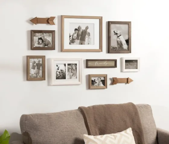 Brown Arrow 10-Pc. Gallery Wall Picture Frame Set-Kirkland's Home Shop