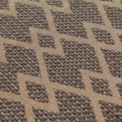 Brown Diamond Chevron Outdoor Area Rug, 7X9-Kirkland's Home Store