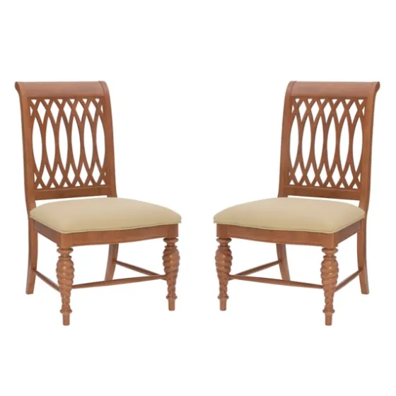 Brown Hollywood Regency Dining Chairs, Set Of 2-Kirkland's Home Fashion