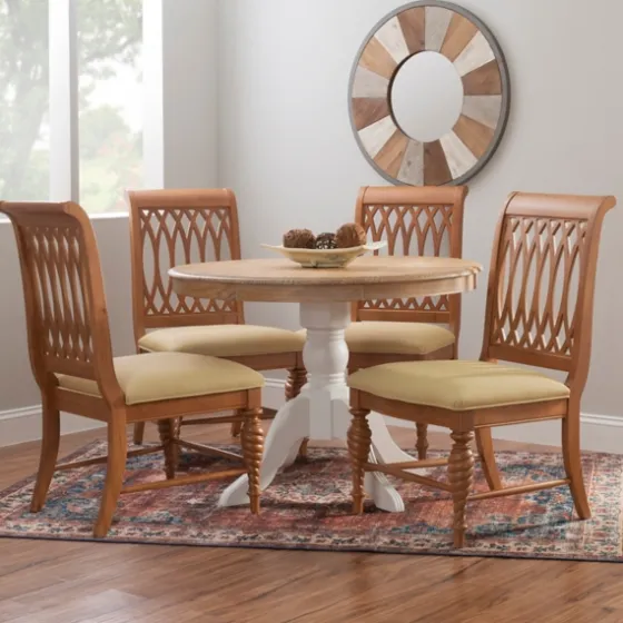 Brown Hollywood Regency Dining Chairs, Set Of 2-Kirkland's Home Fashion