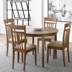 Brown Leaf Wooden Dining Table-Kirkland's Home Best Sale