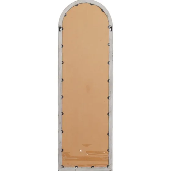 Brown Wood And Glass Arched Windowpane Mirror-Kirkland's Home Best