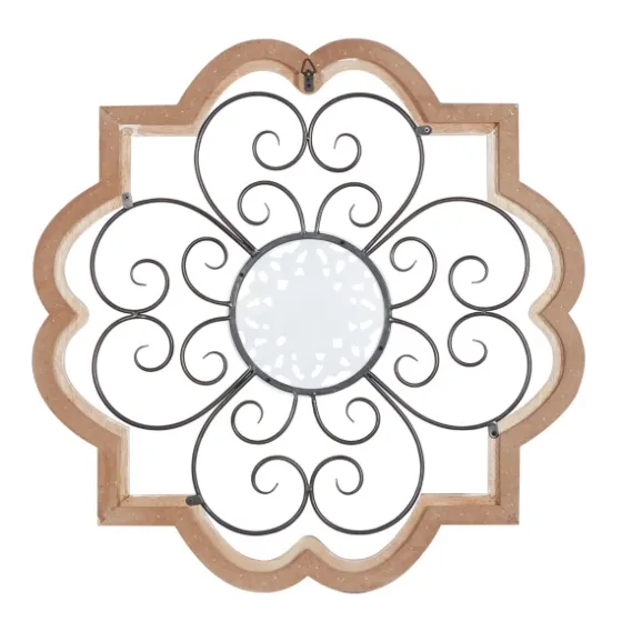 Brown Wood And Metal Farmhouse Wall Plaque-Kirkland's Home Shop