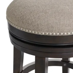 Brown Wood Backless Swivel Counter Stool-Kirkland's Home Hot