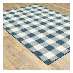 Buffalo Check Outdoor Accent Rug, 2X3-Kirkland's Home Discount