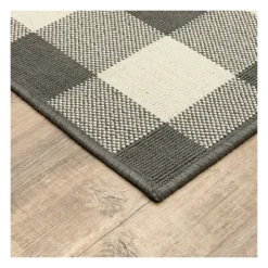 Buffalo Check Outdoor Area Rug, 3X5-Kirkland's Home Best Sale