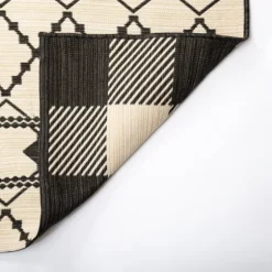 Buffalo Check Reversible Outdoor Area Rug, 5X7-Kirkland's Home New