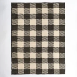Buffalo Check Reversible Outdoor Area Rug, 6X9-Kirkland's Home Cheap