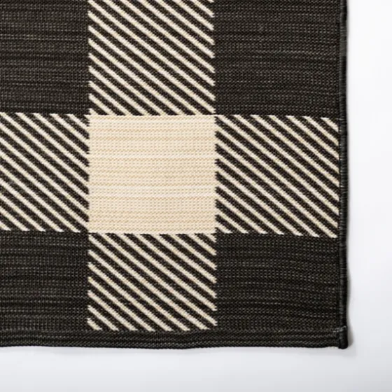 Buffalo Check Reversible Outdoor Area Rug, 6X9-Kirkland's Home Cheap