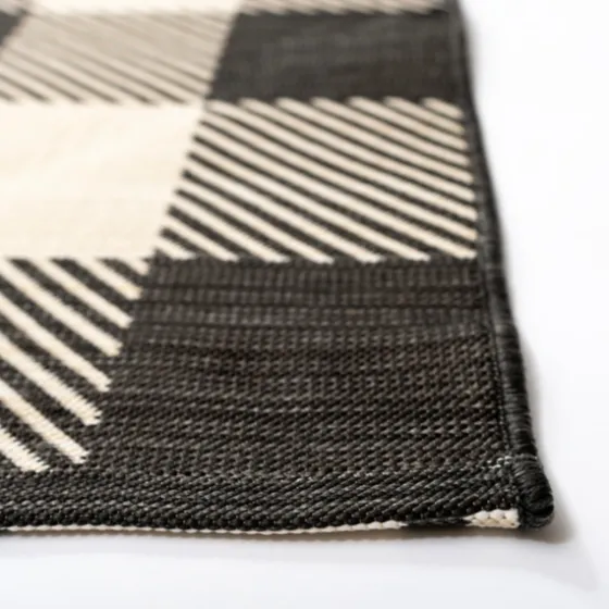 Buffalo Check Reversible Outdoor Area Rug, 6X9-Kirkland's Home Cheap