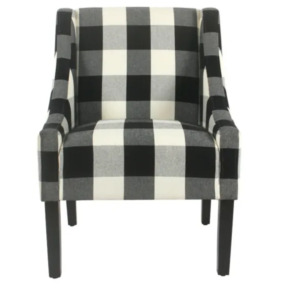 Buffalo Check Swoop Accent Chair-Kirkland's Home Discount