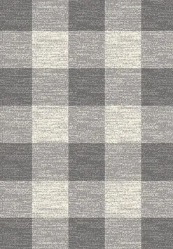 Buffalo Plaid Indoor/Outdoor Area Rug, 7X9-Kirkland's Home Clearance