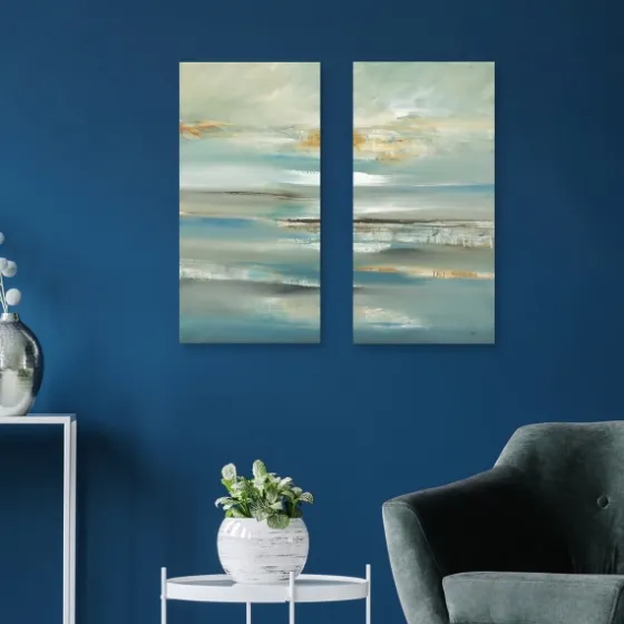 By The Water Iii Canvas Art Prints, Set Of 2-Kirkland's Home Cheap