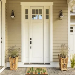 Cactus Family Coir Doormat-Kirkland's Home Discount