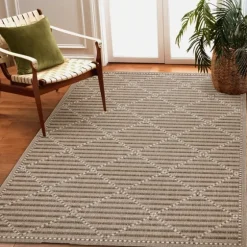Cafe Geo Lattice Outdoor Area Rug, 4X7-Kirkland's Home Shop
