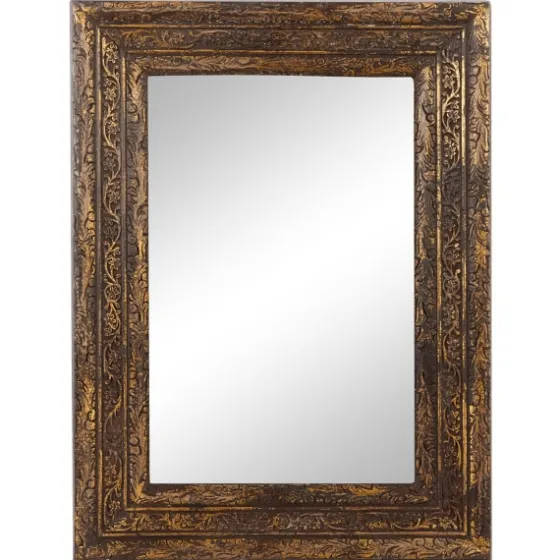 Carved Ansanthus Floral Wood Frame Mirror-Kirkland's Home Best