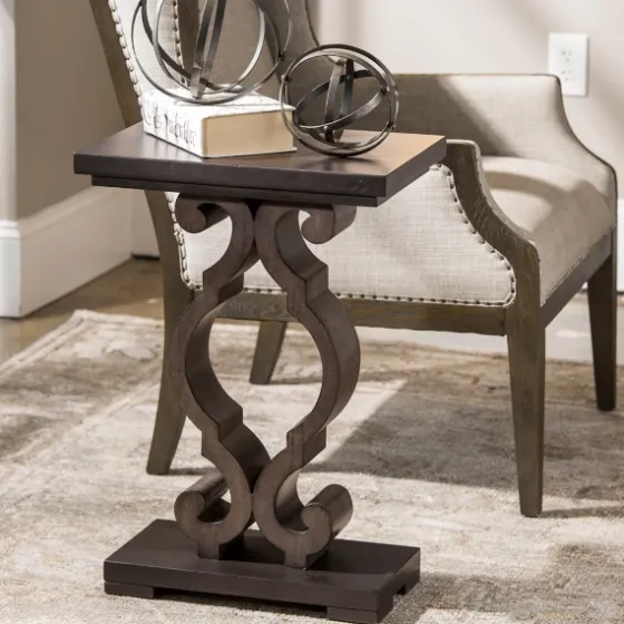 Carved Wood Decorative Accent Table-Kirkland's Home Flash Sale