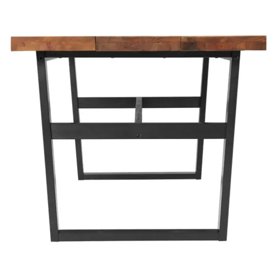 Cedar Wood And Metal Industrial 5-Pc. Dining Set-Kirkland's Home Best Sale