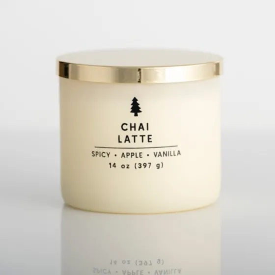 Chai Latte Triple Wick Jar Candle-Kirkland's Home Clearance