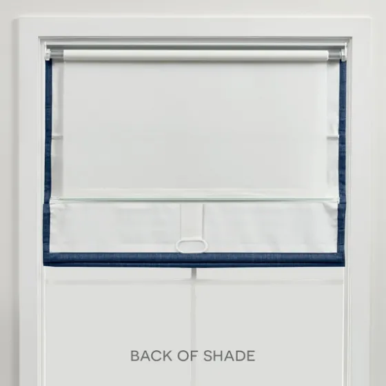 Chambray Blackout Roman Shade, 34 In.-Kirkland's Home Hot