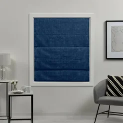 Chambray Blackout Roman Shade, 31 In.-Kirkland's Home Store