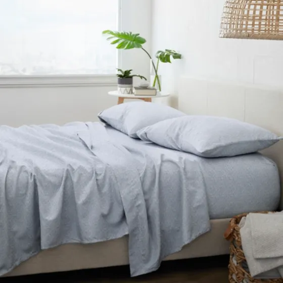 Chambray 3-Pc. Twin Sheet Set-Kirkland's Home Flash Sale