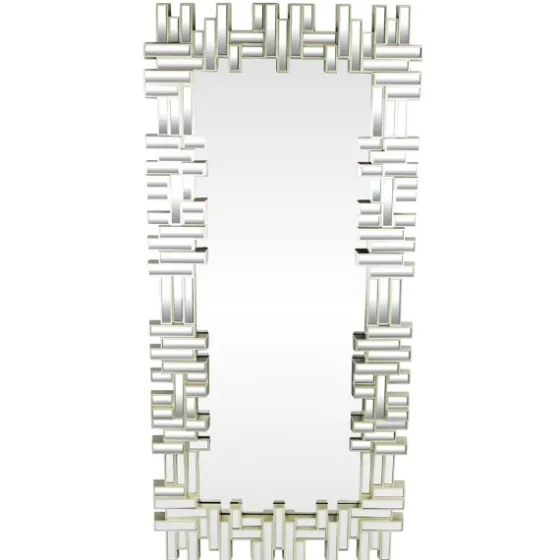 Champagne Gold Rectangular Modern Wall Mirror-Kirkland's Home Shop
