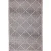 Charcoal Geo Lattice Outdoor Area Rug, 6X9-Kirkland's Home Fashion