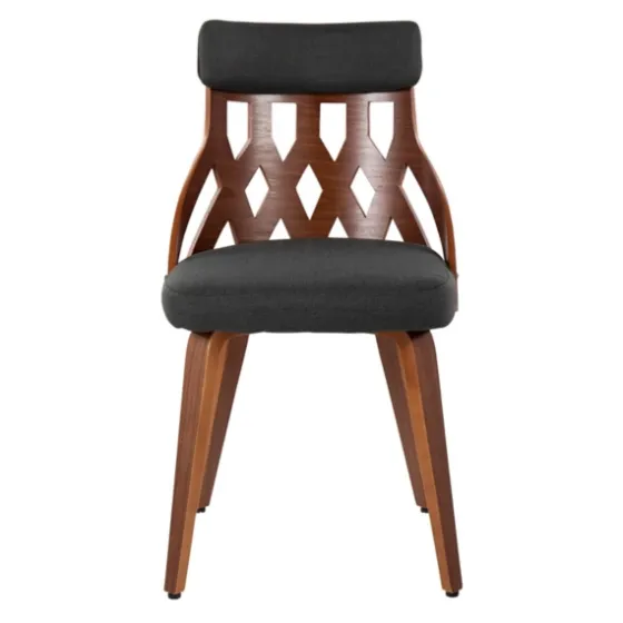 Charcoal Lattice Back 2-Pc. Dining Chair Set-Kirkland's Home Store