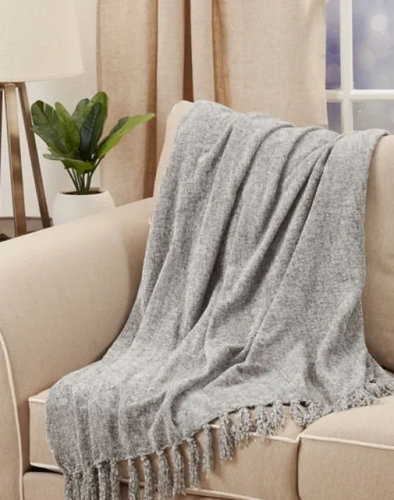 Chenille Throw With Fringe-Kirkland's Home Flash Sale