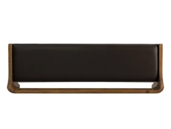 Chestnut Acacia Wood Cushioned Bench-Kirkland's Home Clearance