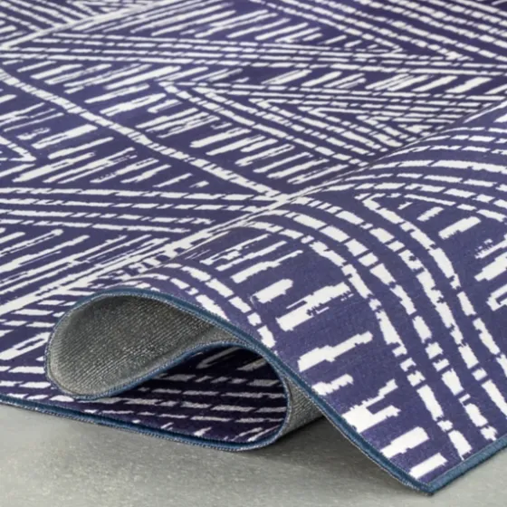 Chevron Indoor/Outdoor Area Rug, 5X8-Kirkland's Home Shop