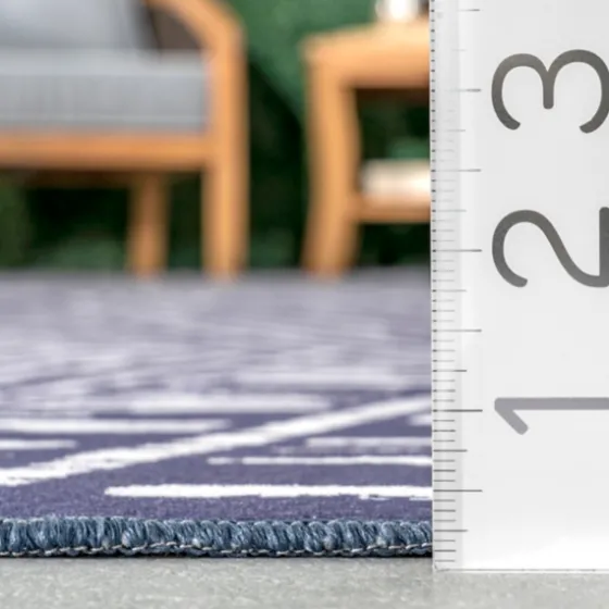 Chevron Indoor/Outdoor Area Rug, 5X8-Kirkland's Home Shop