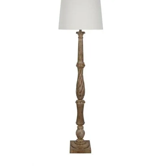 Chunky Washed Brown Floor Lamp-Kirkland's Home Cheap
