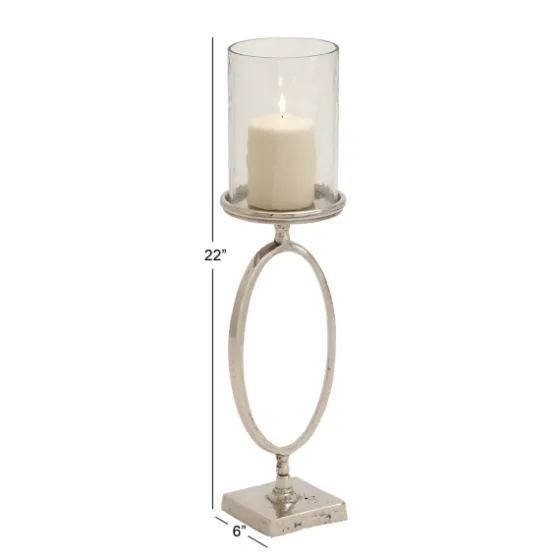 Circular Center Hurricane Candle Holder-Kirkland's Home New