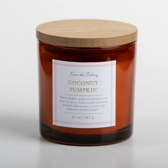 Coconut Pumpkin Triple Wick Jar Candle-Kirkland's Home New