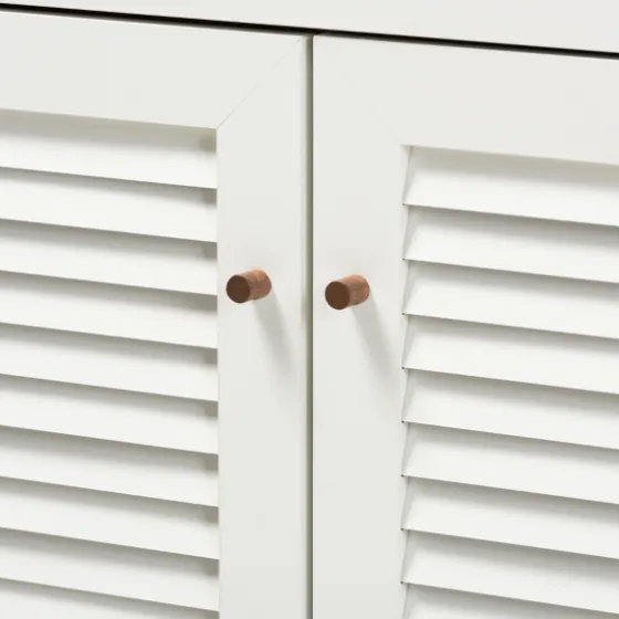 Collier Two-Tone Drawer Shoe Storage Cabinet-Kirkland's Home Outlet