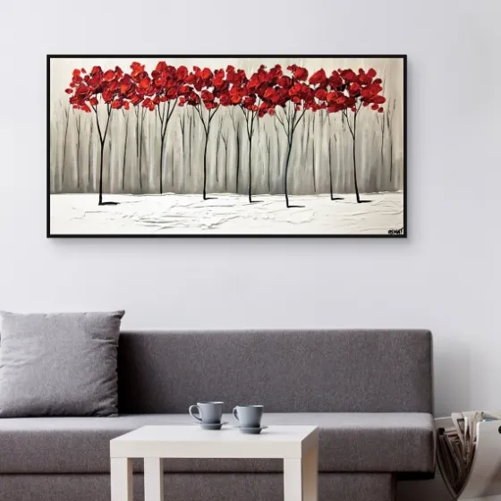 Collision Of Seasons Framed Canvas Art Print-Kirkland's Home Discount