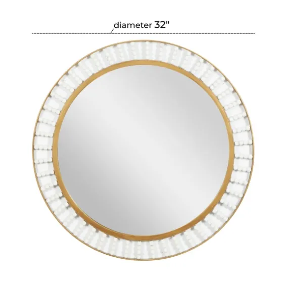 Contemporary Gold Frame With Beads Mirror-Kirkland's Home New