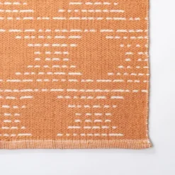 Coral Shibori Outdoor Area Rug, 5X7-Kirkland's Home New