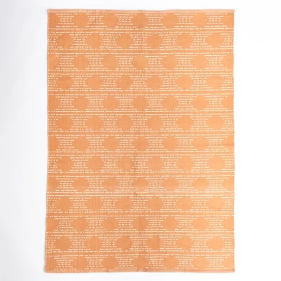 Coral Shibori Outdoor Area Rug, 6X9-Kirkland's Home Store
