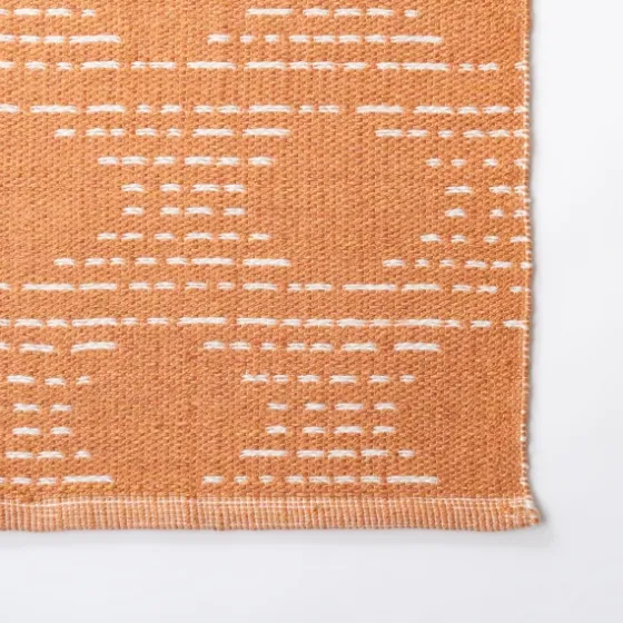 Coral Shibori Outdoor Area Rug, 6X9-Kirkland's Home Store