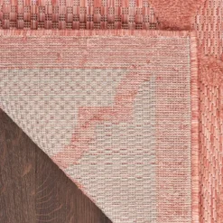 Coral Trellis Indoor/Outdoor Area Rug, 5X7-Kirkland's Home Online