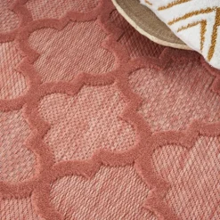 Coral Trellis Indoor/Outdoor Area Rug, 5X7-Kirkland's Home Online