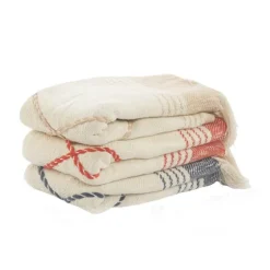 Cotton Diamond Geometric Fringe Throw-Kirkland's Home Flash Sale