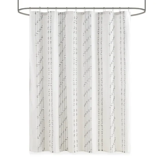 Cotton Jacquard Shower Curtain-Kirkland's Home New