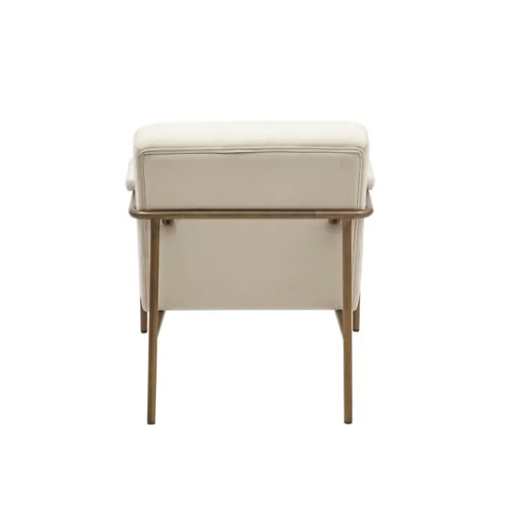 Cream And Gold Channeled Accent Chair-Kirkland's Home Store